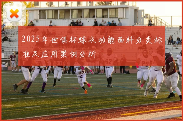 2025年世俱杯球衣功能面料分类标准及应用案例分析